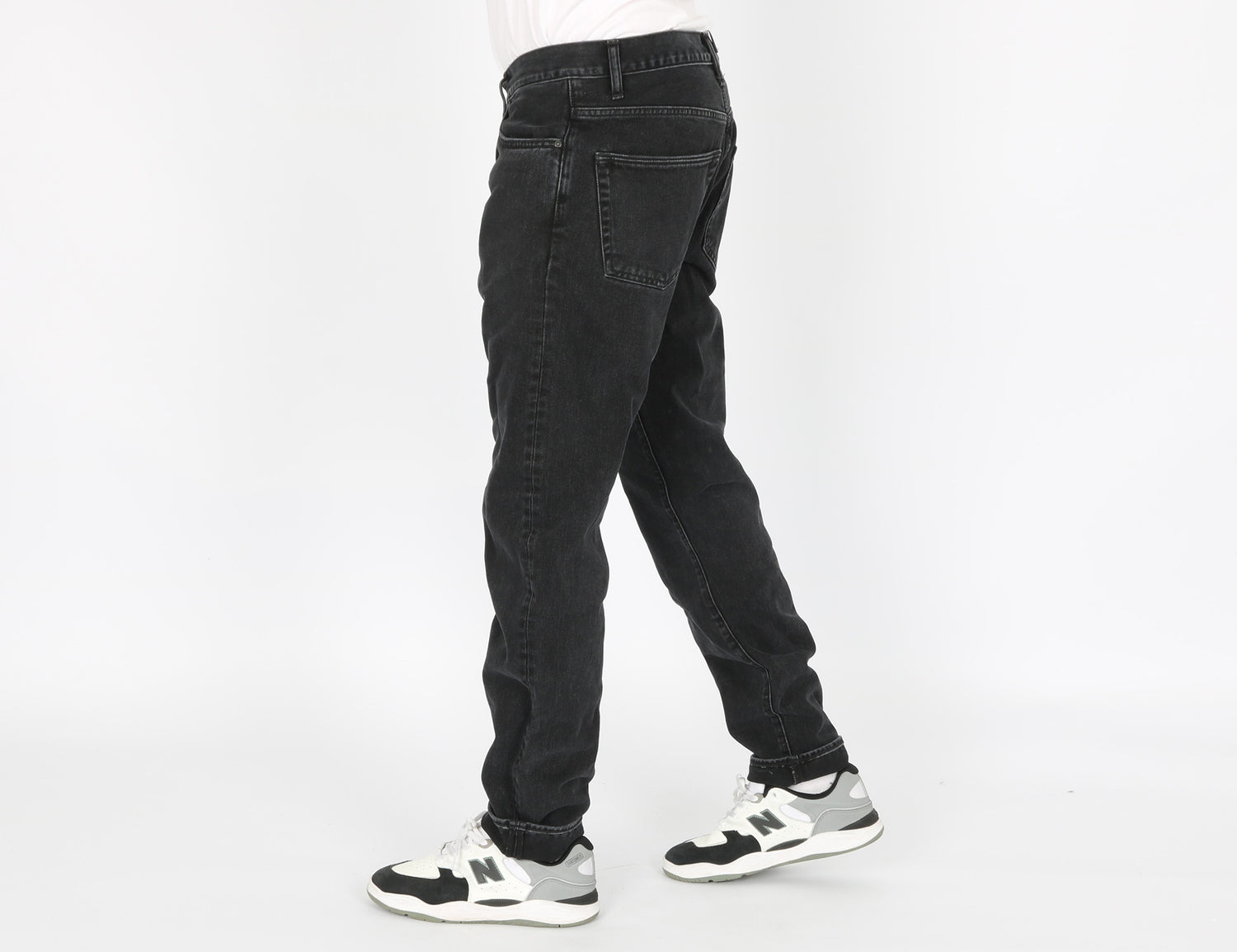Carhartt WIP Klondike Jeans - Black Stone Washed Schwarz Bild 2