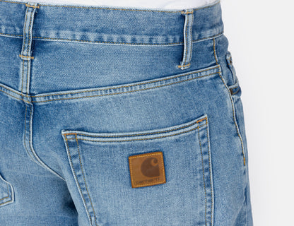 Carhartt WIP Klondike Pant - Blue Light Used Wash Blau Bild 5