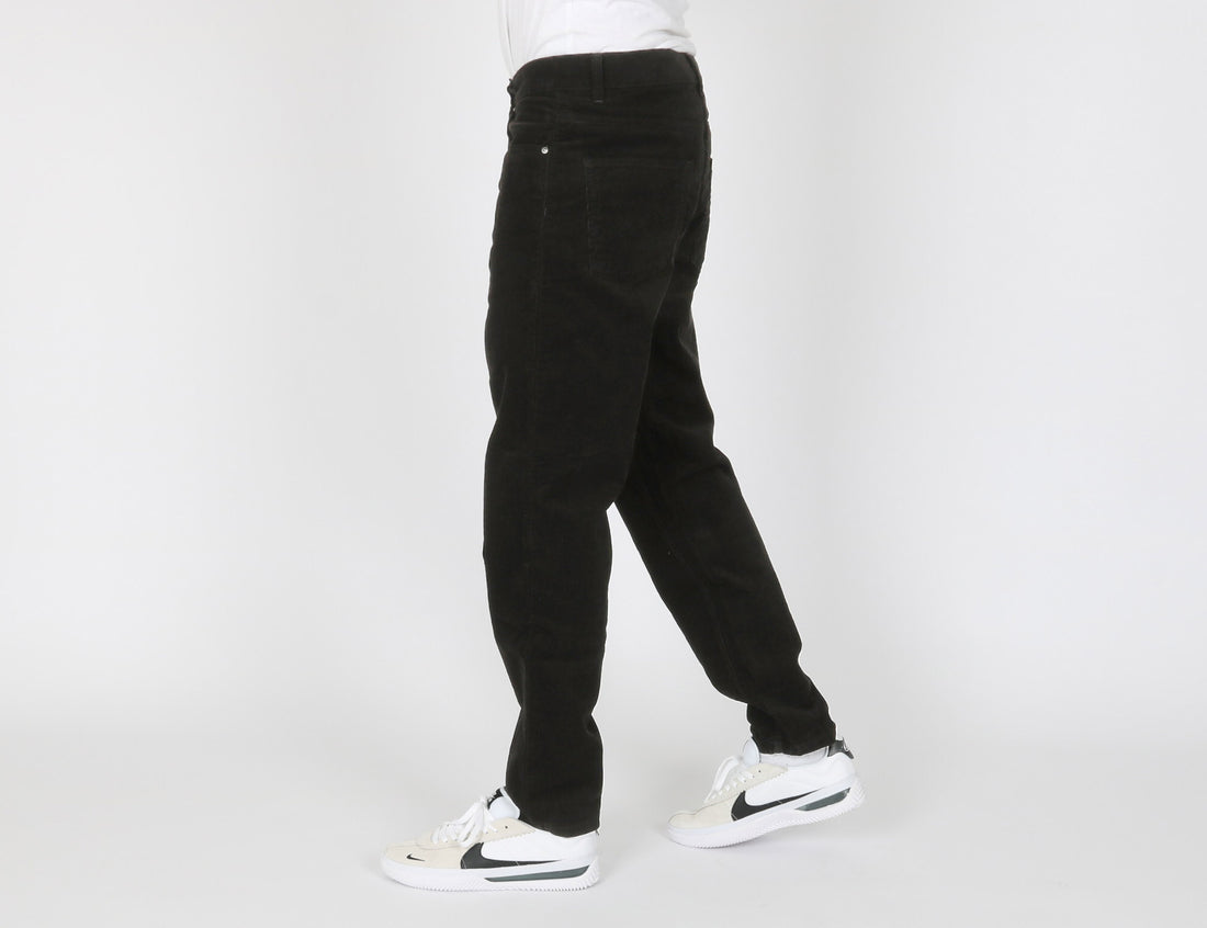 Carhartt WIP Newel Cord Pant - Black Rinsed Schwarz Bild 2