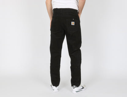 Carhartt WIP Newel Cord Pant - Black Rinsed Schwarz Bild 3