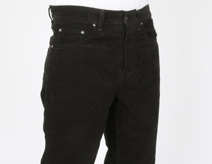 Carhartt WIP Newel Cord Pant - Black Rinsed Schwarz Bild 4