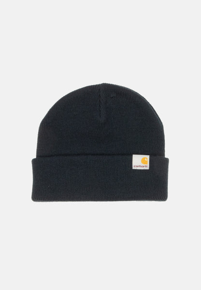 Carhartt WIP Stratus Low Beanie - Dark Navy Blau Bild 3