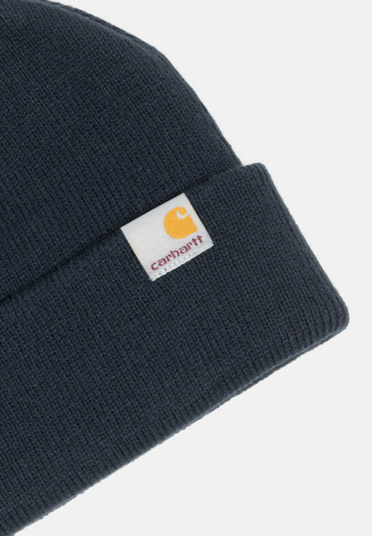 Carhartt WIP Stratus Low Beanie - Dark Navy Blau Bild 4