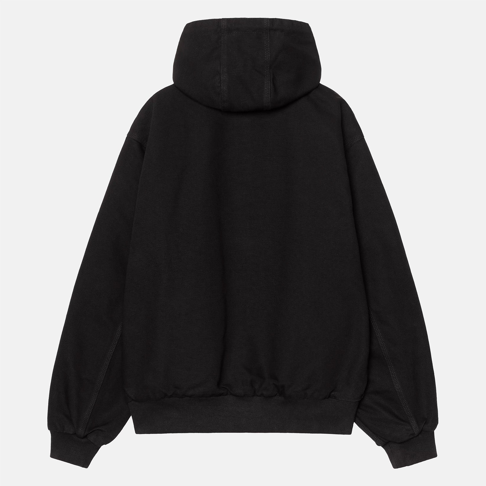 Carhartt WIP 50 Years Anniversary OG Active Canvas Jacke - Black / USA Red Rinsed Schwarz Bild 2