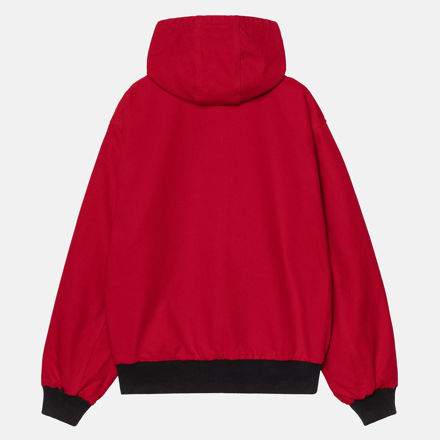 Carhartt WIP 50 Years Anniversary OG Active Canvas Jacke - Black / USA Red Rinsed Schwarz Bild 4