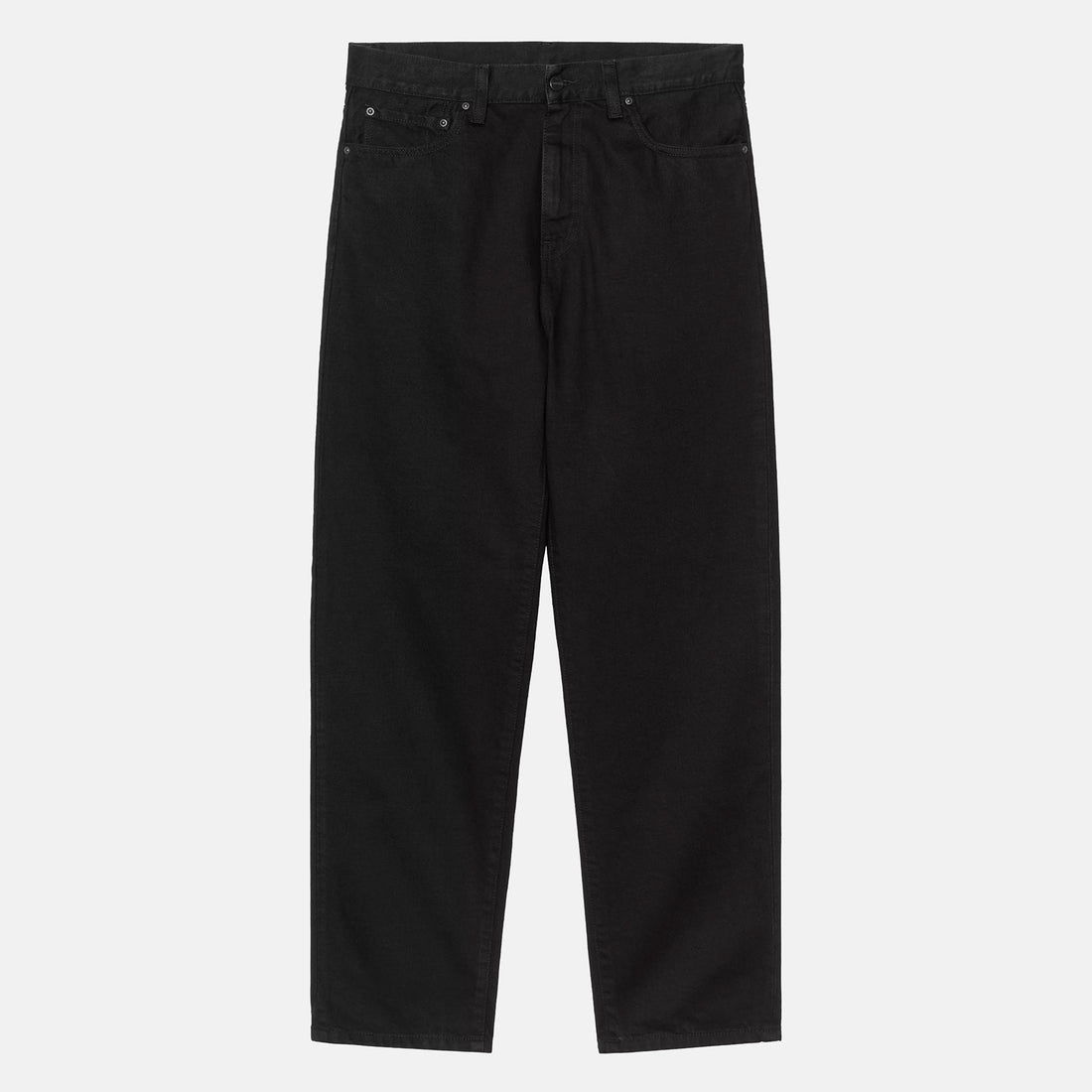 Carhartt WIP Aaron Pant - Black Rinsed Schwarz Bild 2