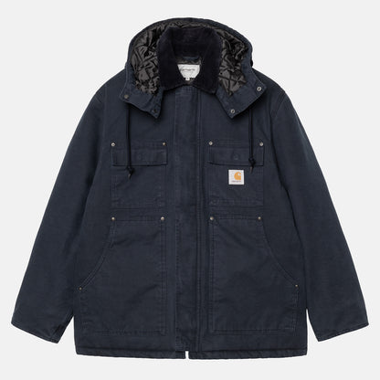 Carhartt WIP Ambel Coat - Deep Night Schwarz Bild 1
