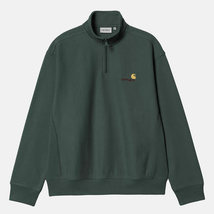Carhartt WIP American Script Half Zip - Kale Green Grün Bild 1