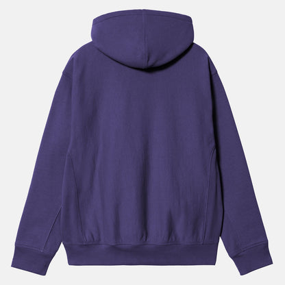 Carhartt WIP American Script Hoodie - Aura Lila Bild 2
