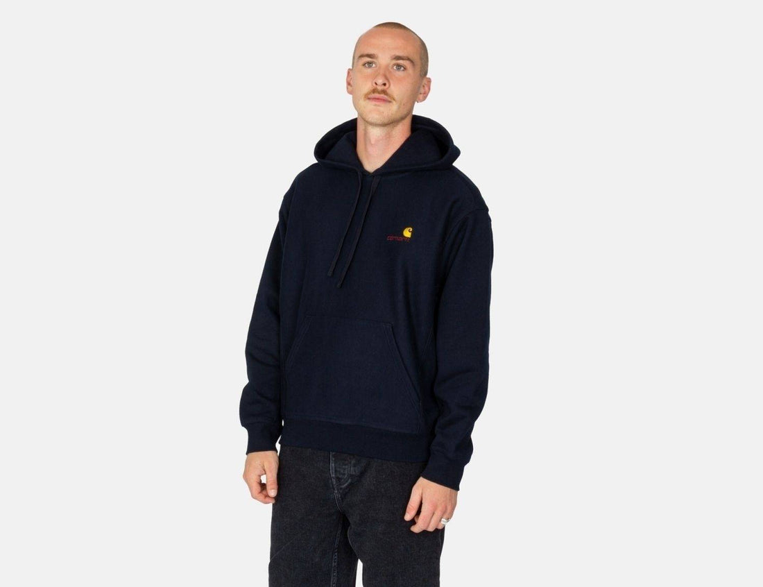 Carhartt WIP American Script Hoodie - Black Bild 1