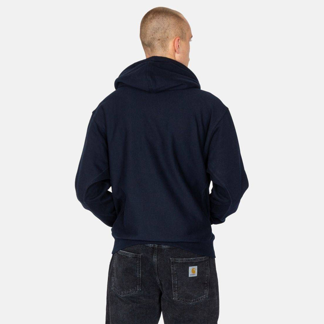 Carhartt WIP American Script Hoodie - Black Schwarz Bild 2