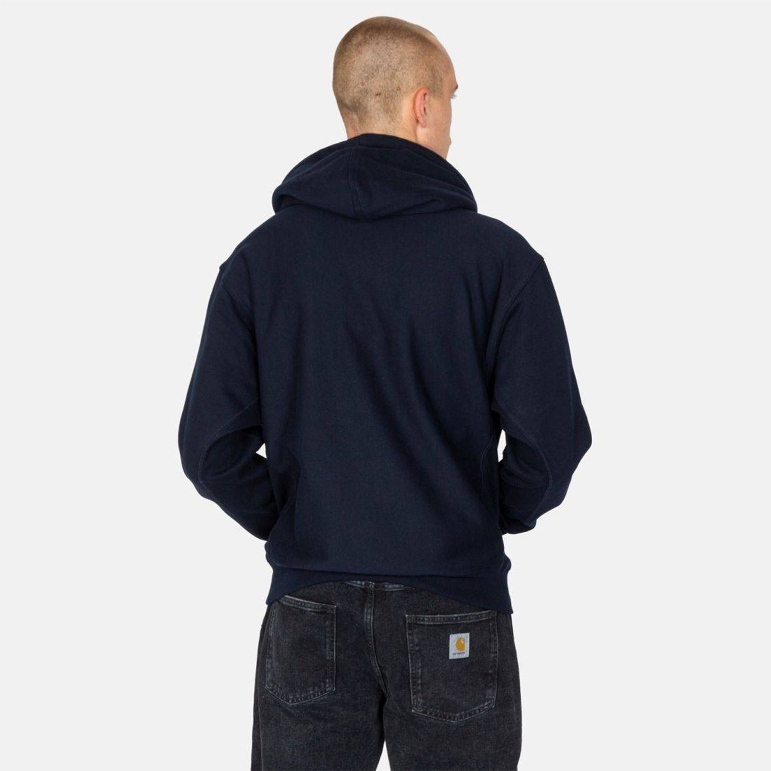 Carhartt WIP American Script Hoodie - Black Schwarz Bild 2