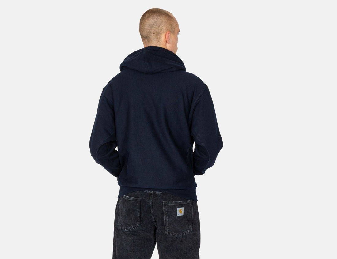 Carhartt WIP American Script Hoodie - Black Bild 2