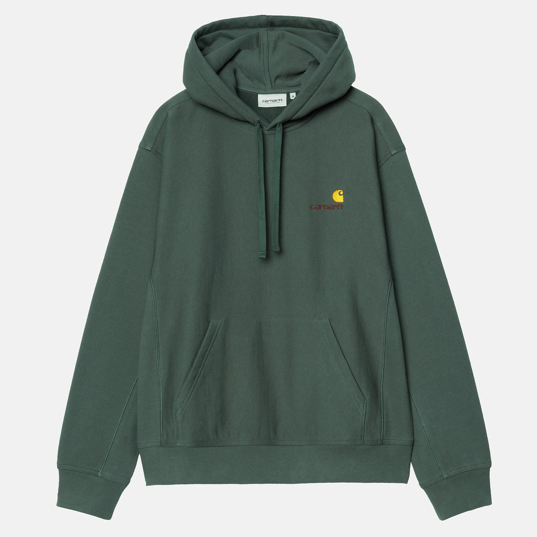 Carhartt WIP American Script Hoodie - Kale Green Grün Bild 1