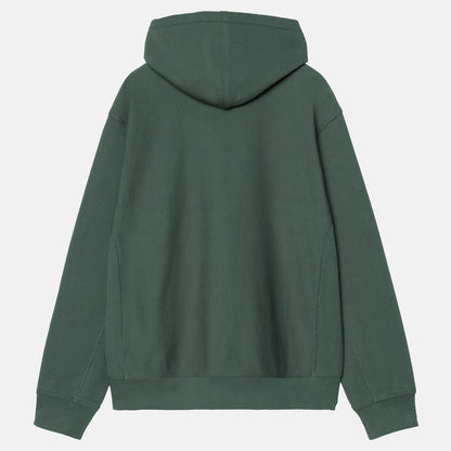 Carhartt WIP American Script Hoodie - Kale Green Grün Bild 2