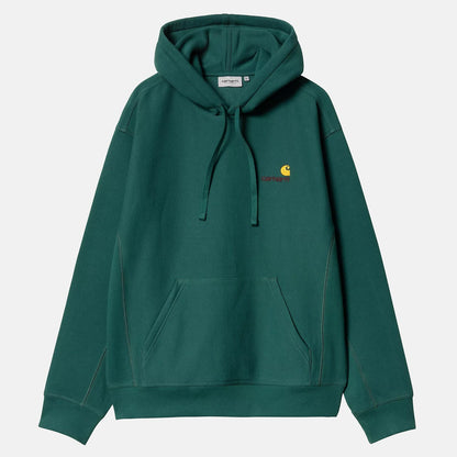 Carhartt WIP American Script Hoodie - Malachite Malachite Bild 1