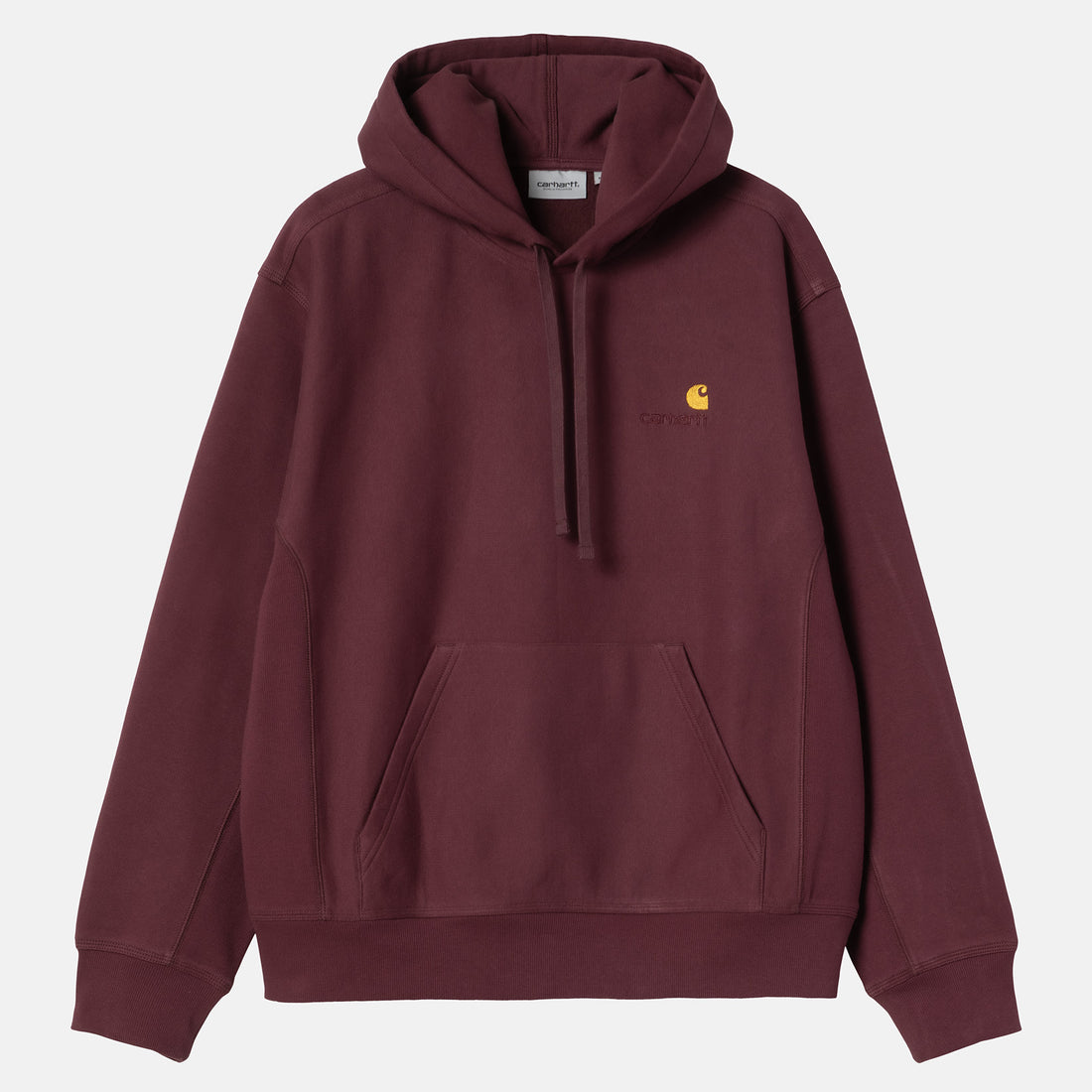 Carhartt WIP American Script Hoodie - Rondo Rot Bild 1