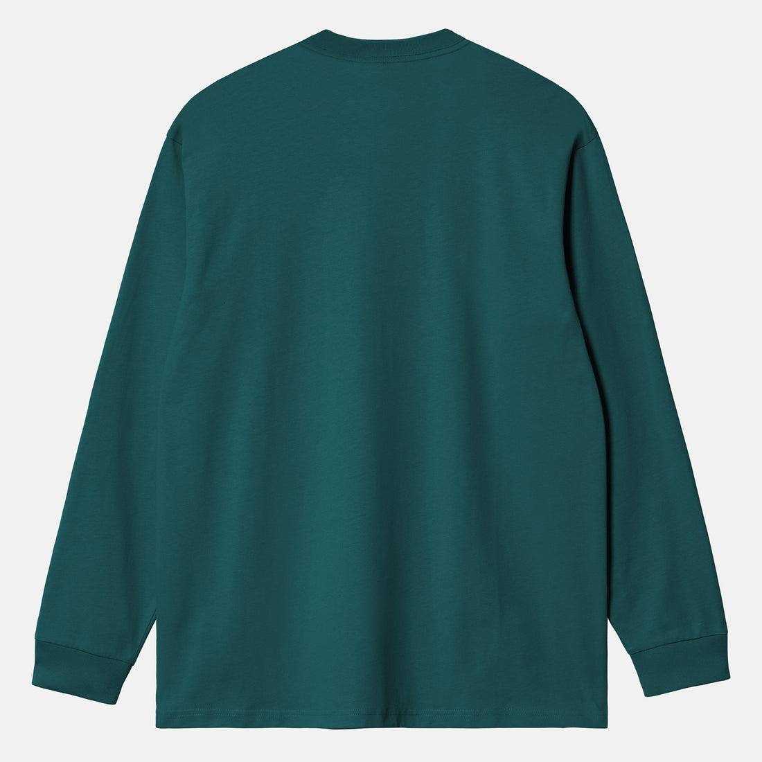 Carhartt WIP American Script Longsleeve - Malachite Grün Bild 2