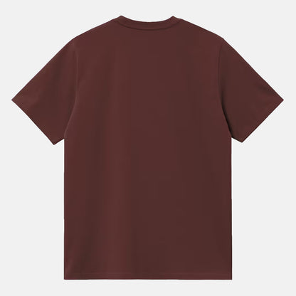 Carhartt WIP American Script T-Shirt - Amarone Rot Bild 2