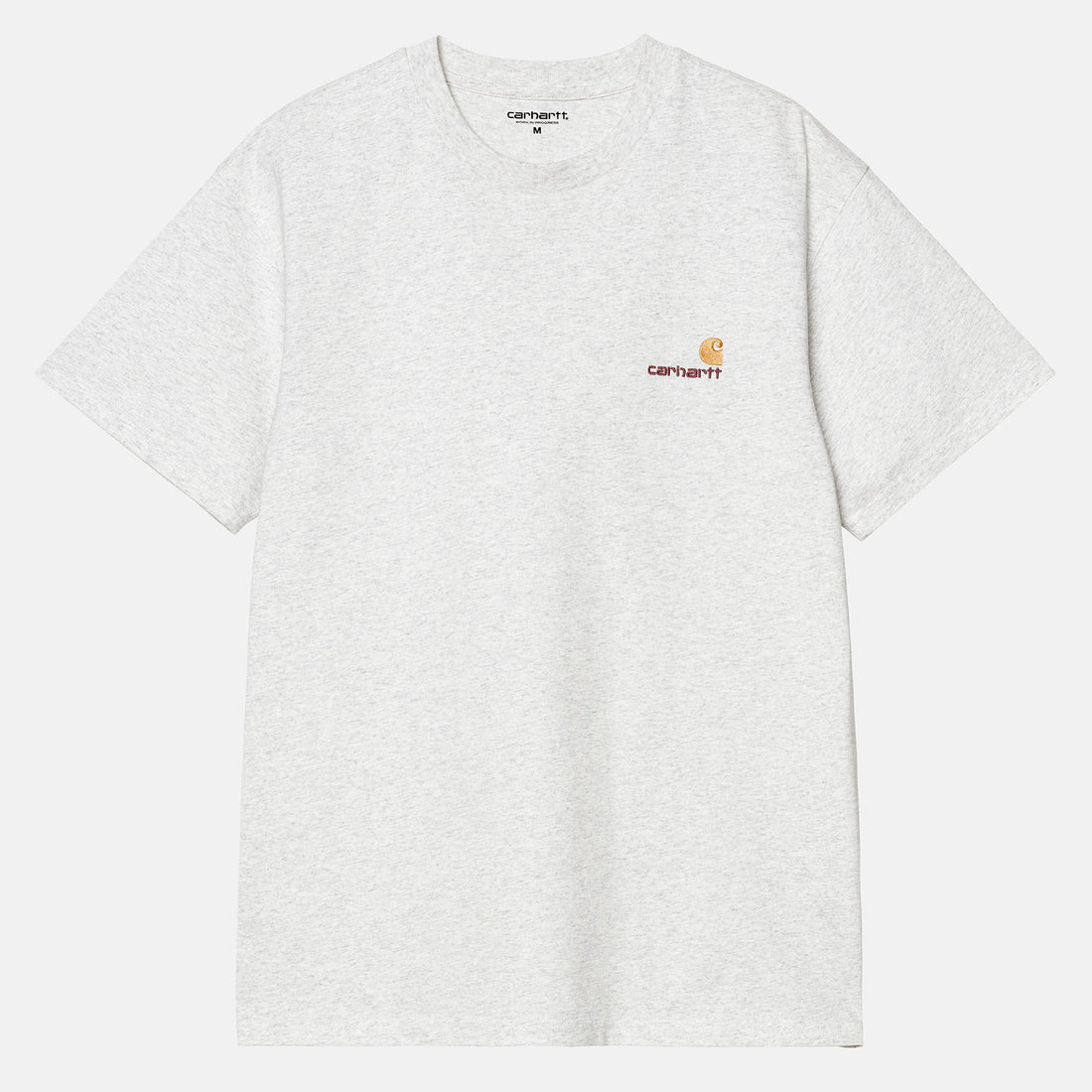 Carhartt WIP American Script T-Shirt - Ash Heather Grau Bild 1