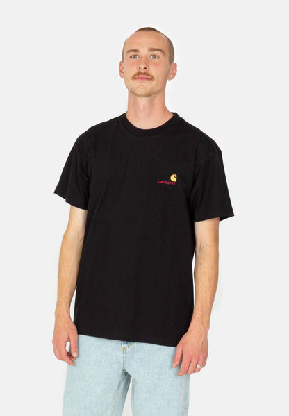 Carhartt WIP American Script T-Shirt - Black Schwarz Bild 5