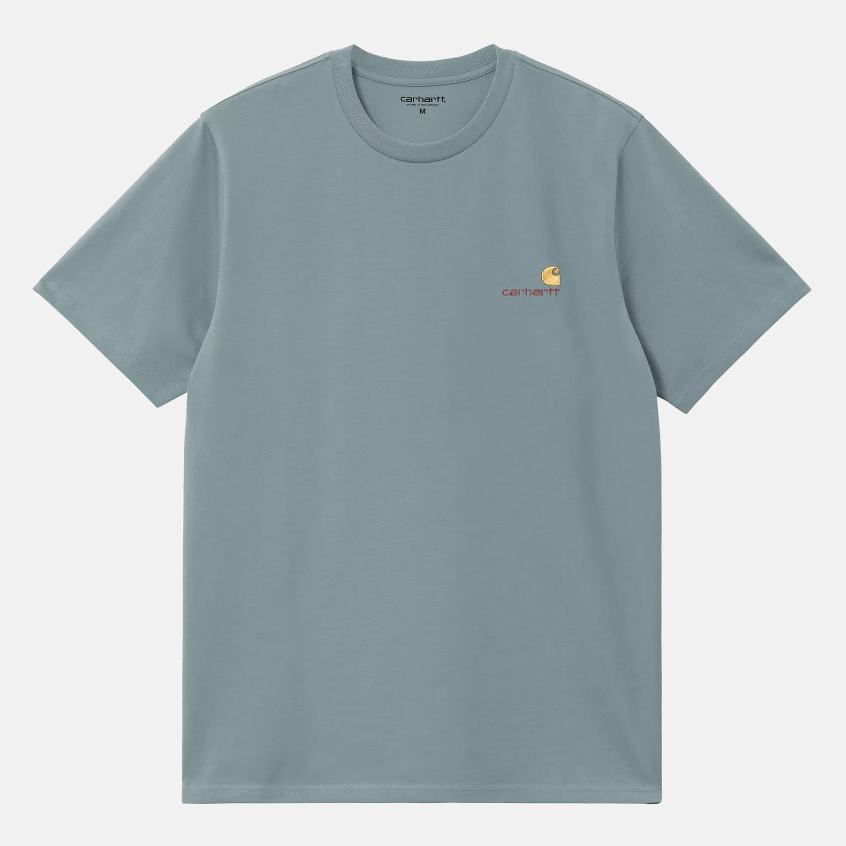 Carhartt WIP American Script T-Shirt - Citadel Blau Bild 1