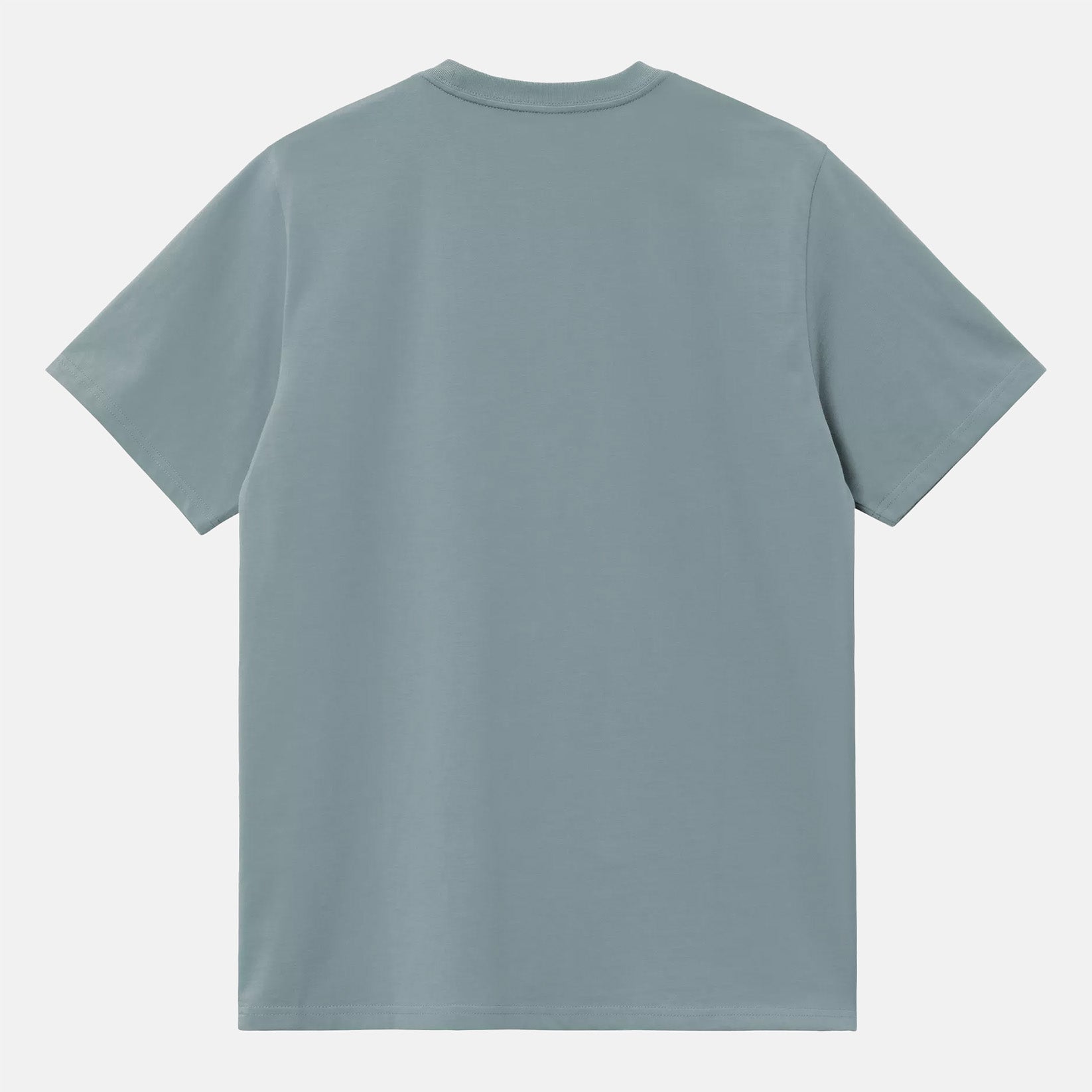 Carhartt WIP American Script T-Shirt - Citadel Blau Bild 2
