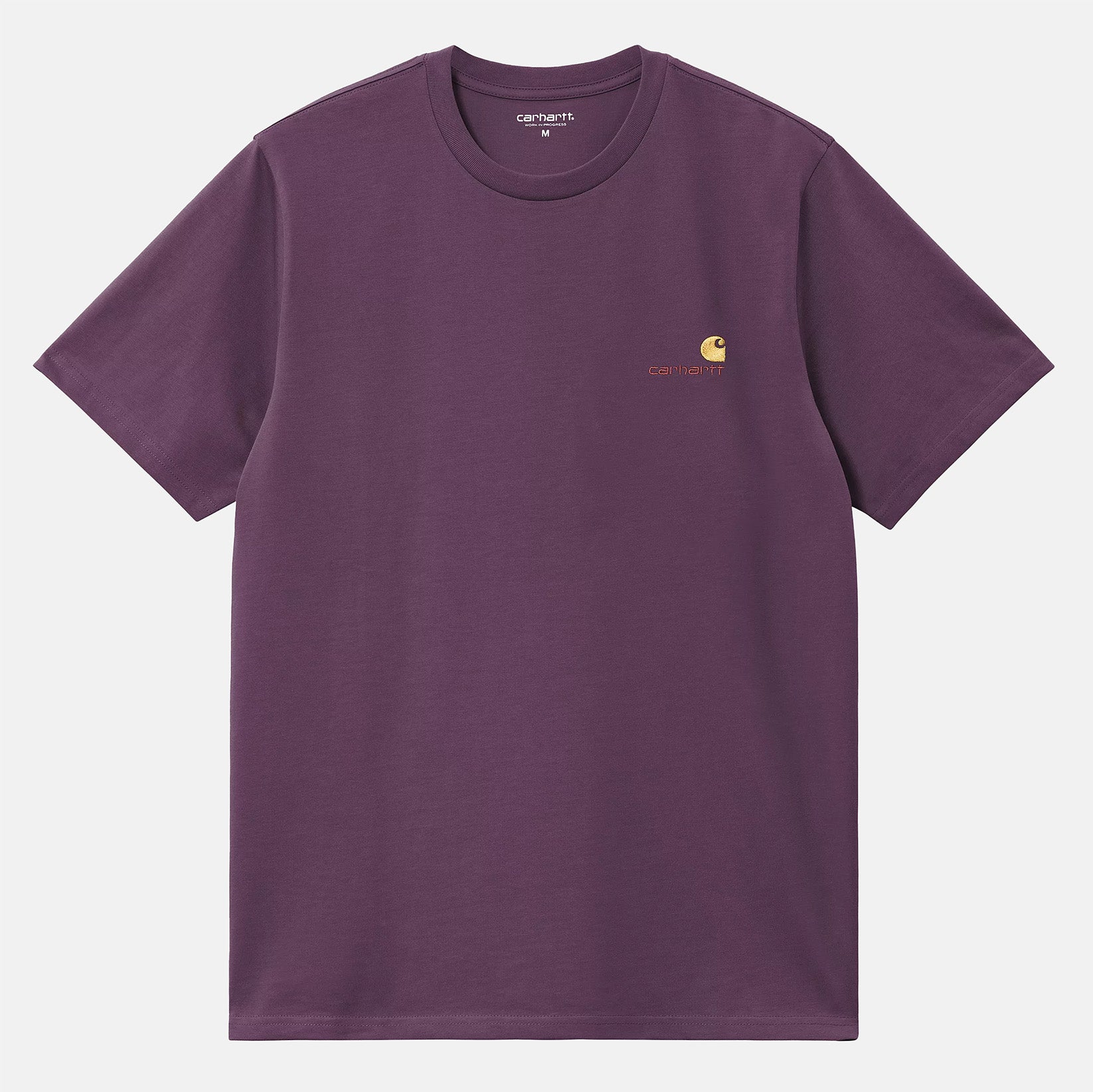 Carhartt WIP American Script T-Shirt - Huckeberry Lila Bild 1