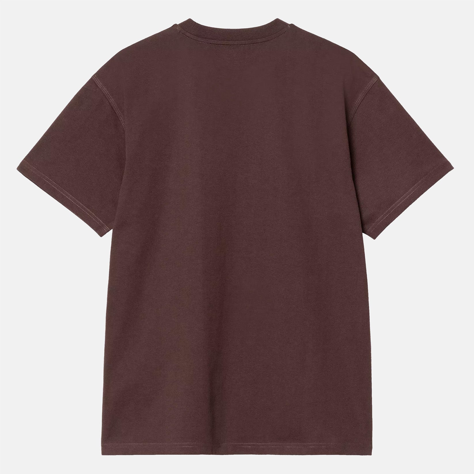 Carhartt WIP American Script T-Shirt - Palisander Rot Bild 2