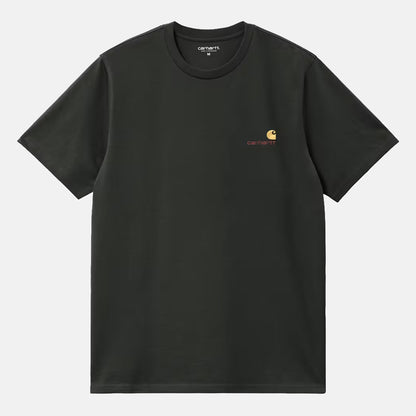 Carhartt WIP American Script T-Shirt - Raven Grün Bild 1