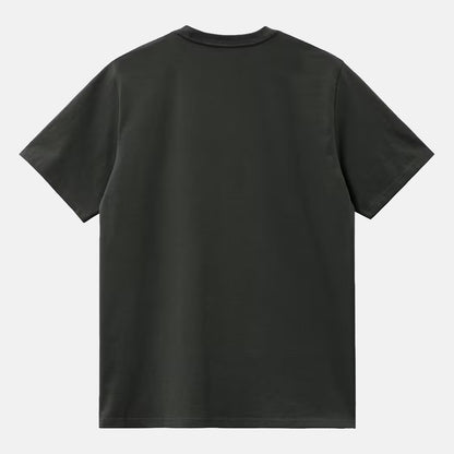 Carhartt WIP American Script T-Shirt - Raven Grün Bild 2