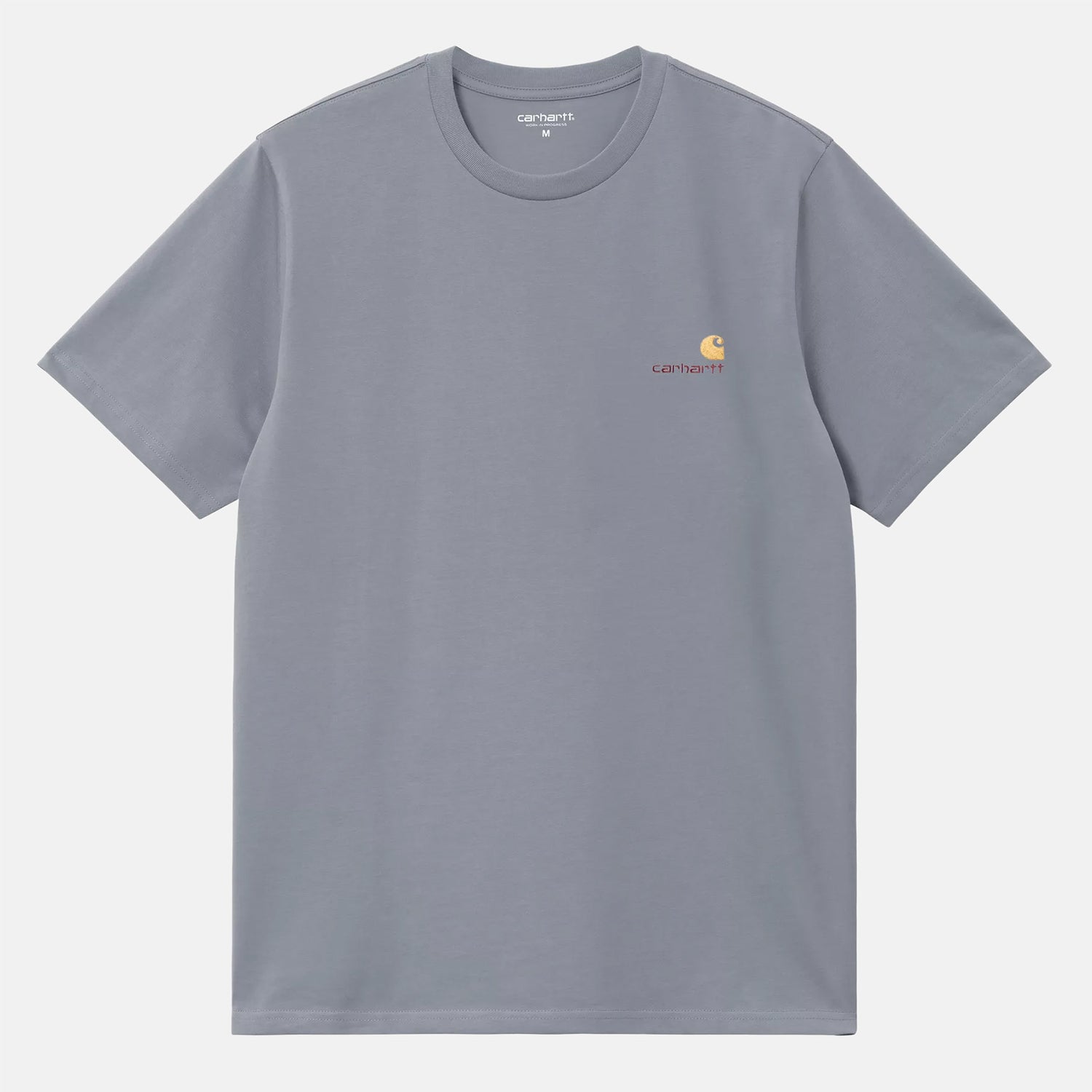 Carhartt WIP American Script T-Shirt - Shady Blue Blau Bild 1