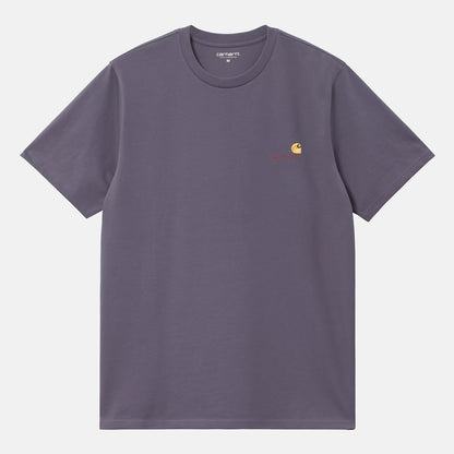 Carhartt WIP American Script T-Shirt - Shady Purple Lila Bild 1