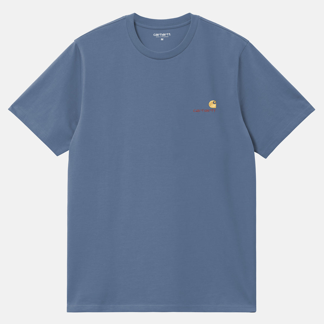 Carhartt WIP American Script T-Shirt - Sorrent Blau Bild 1