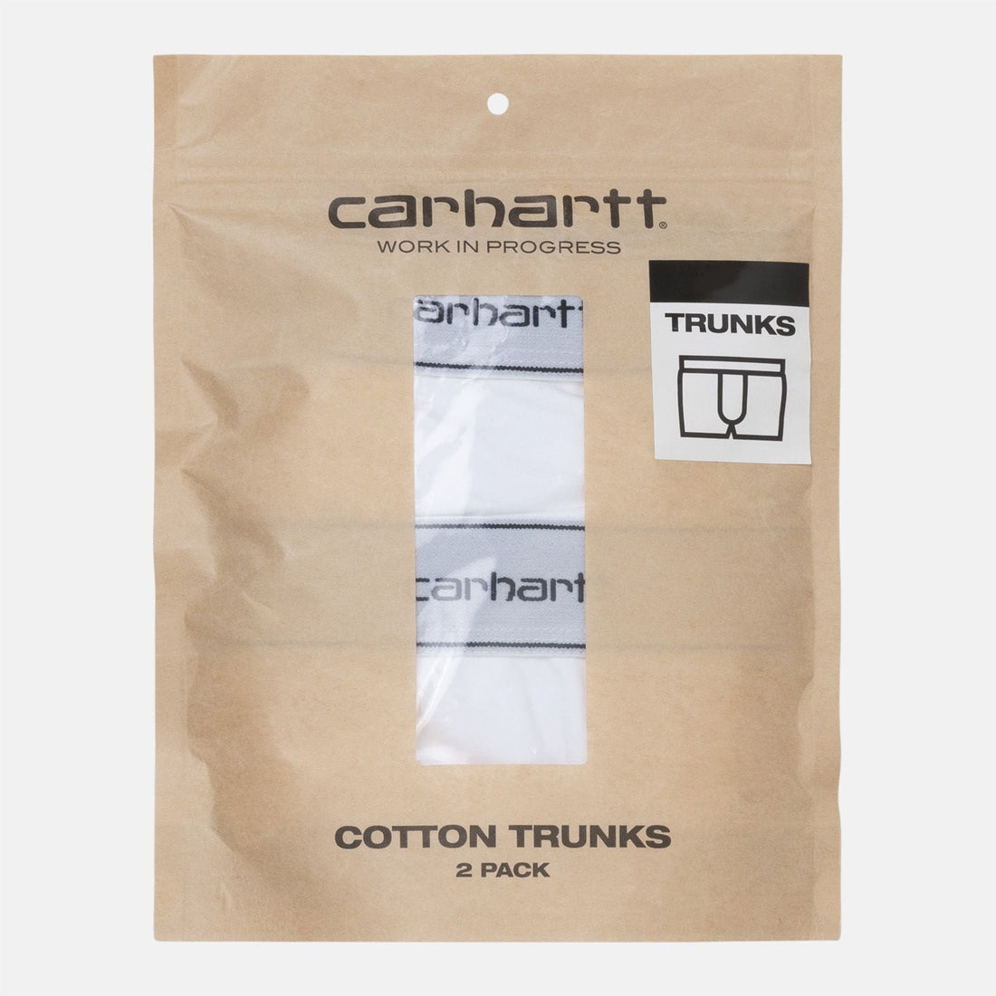 Carhartt WIP Boxershort 2 Pack - White Weiß Bild 2