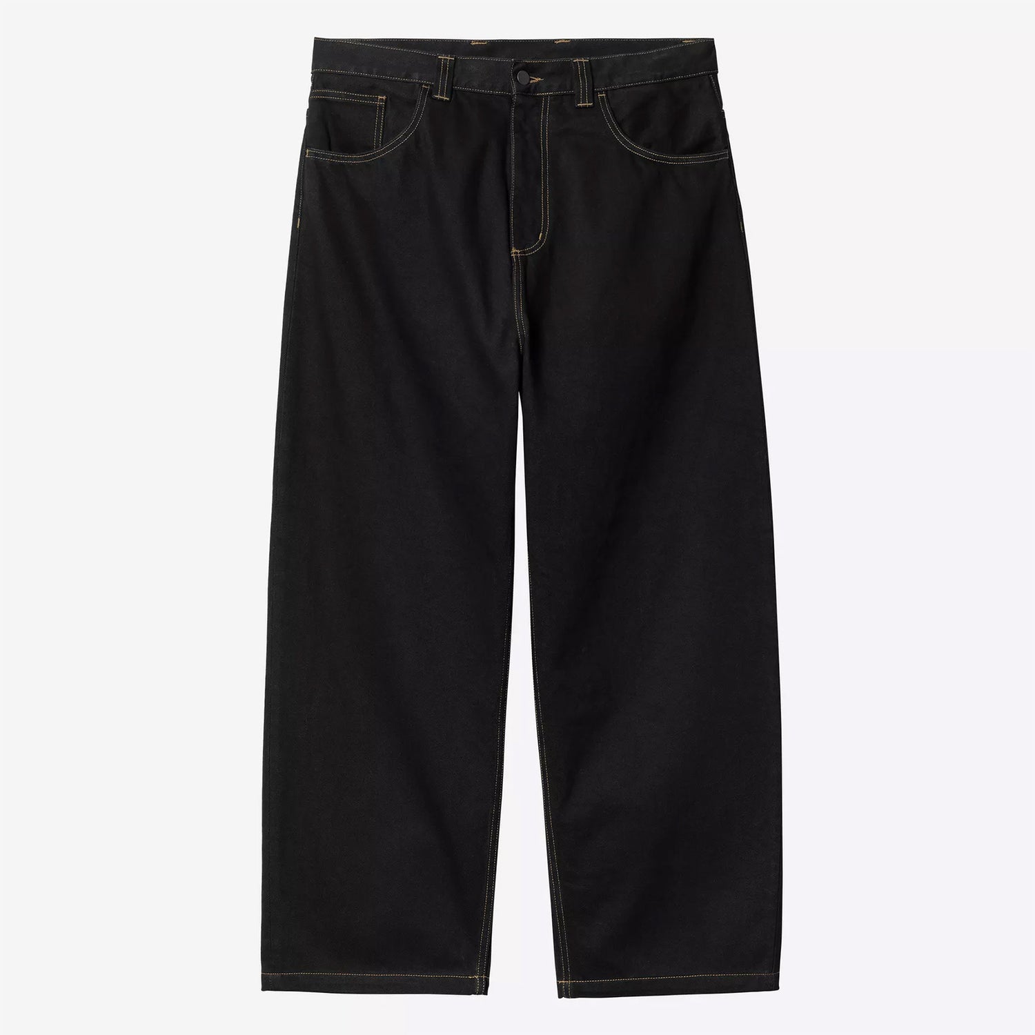 Carhartt WIP Brandon Baggy Pant - Black Rinsed Schwarz Bild 2