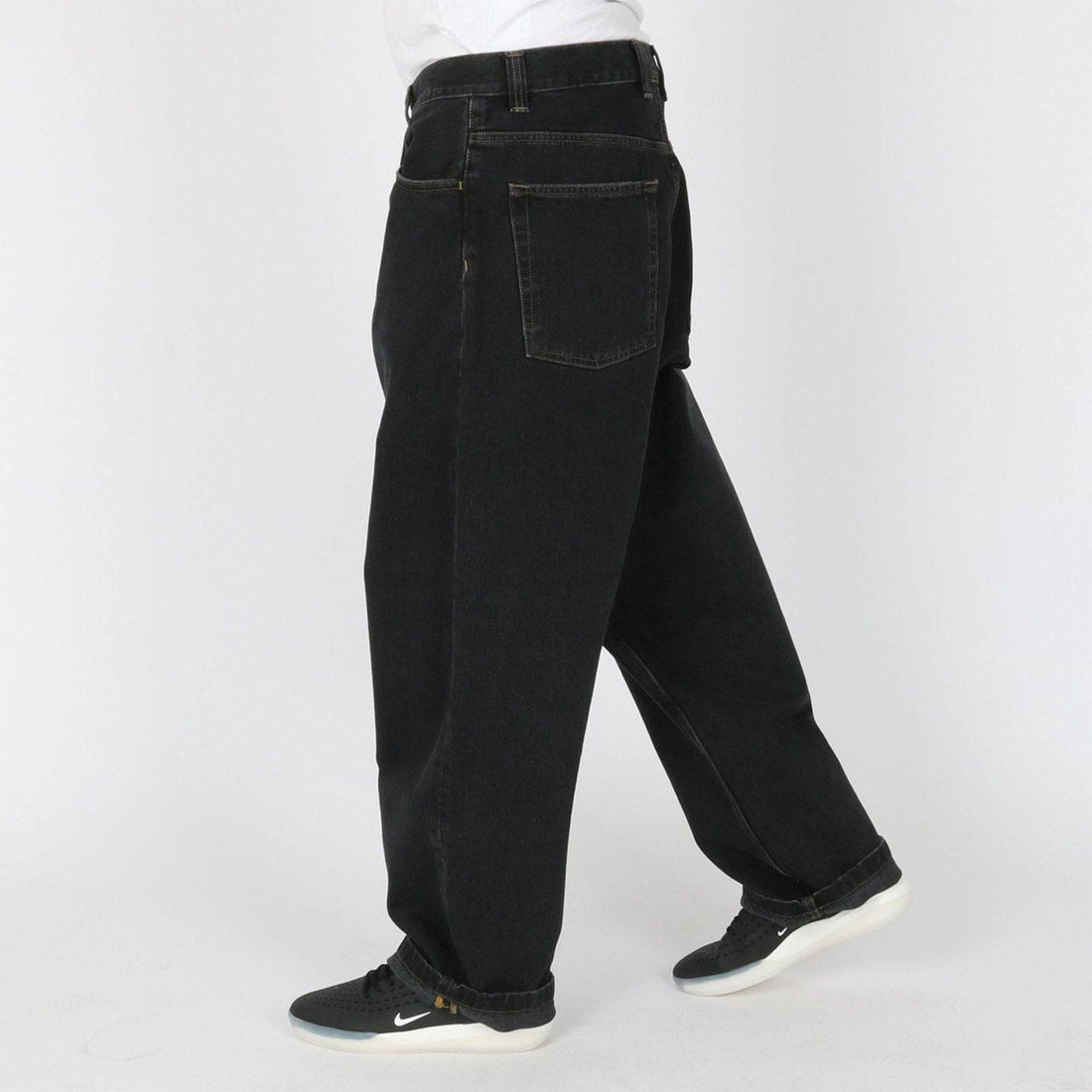 Carhartt WIP Brandon Baggy Pant - Black Stone Washed Schwarz Bild 2