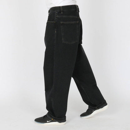 Carhartt WIP Brandon Baggy Pant - Black Stone Washed Schwarz Bild 2