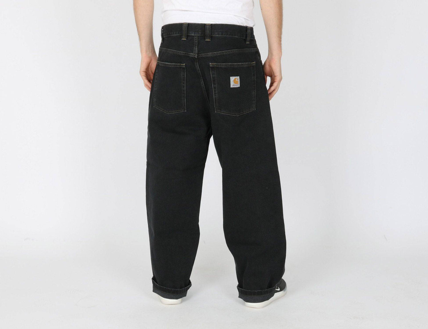 Carhartt WIP Brandon Baggy Pant - Black Stone Washed Schwarz Bild 3