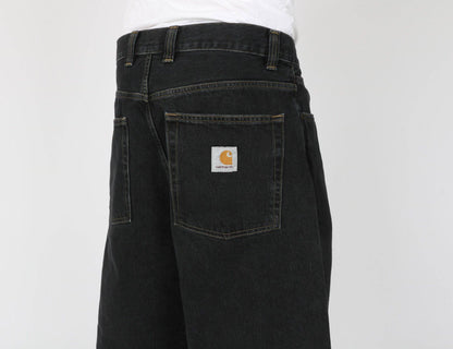 Carhartt WIP Brandon Baggy Pant - Black Stone Washed Schwarz Bild 4