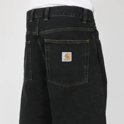 Carhartt WIP Brandon Baggy Pant - Black Stone Washed Schwarz Bild 4
