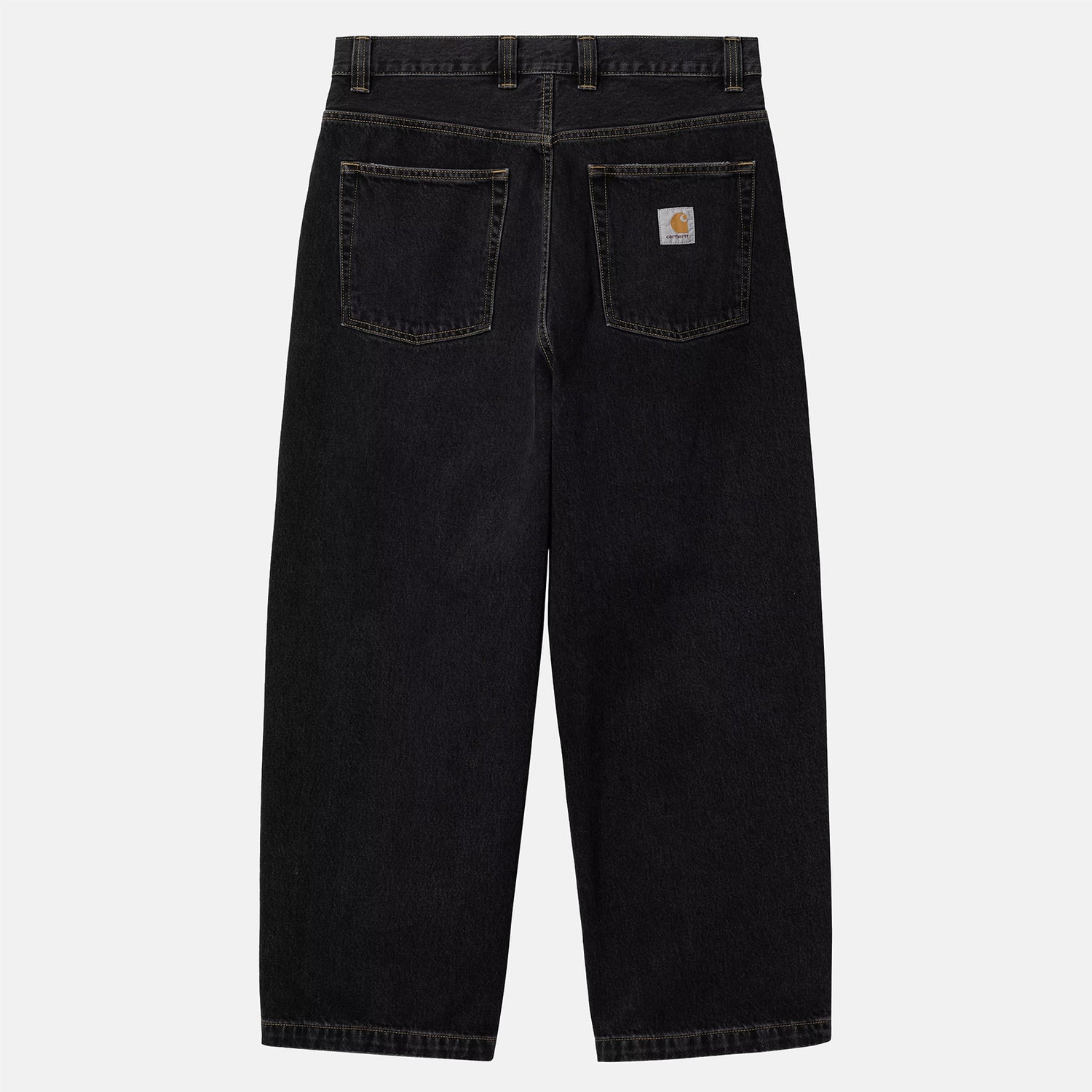 Carhartt WIP Brandon Baggy Pant - Black Stone Washed Schwarz Bild 1