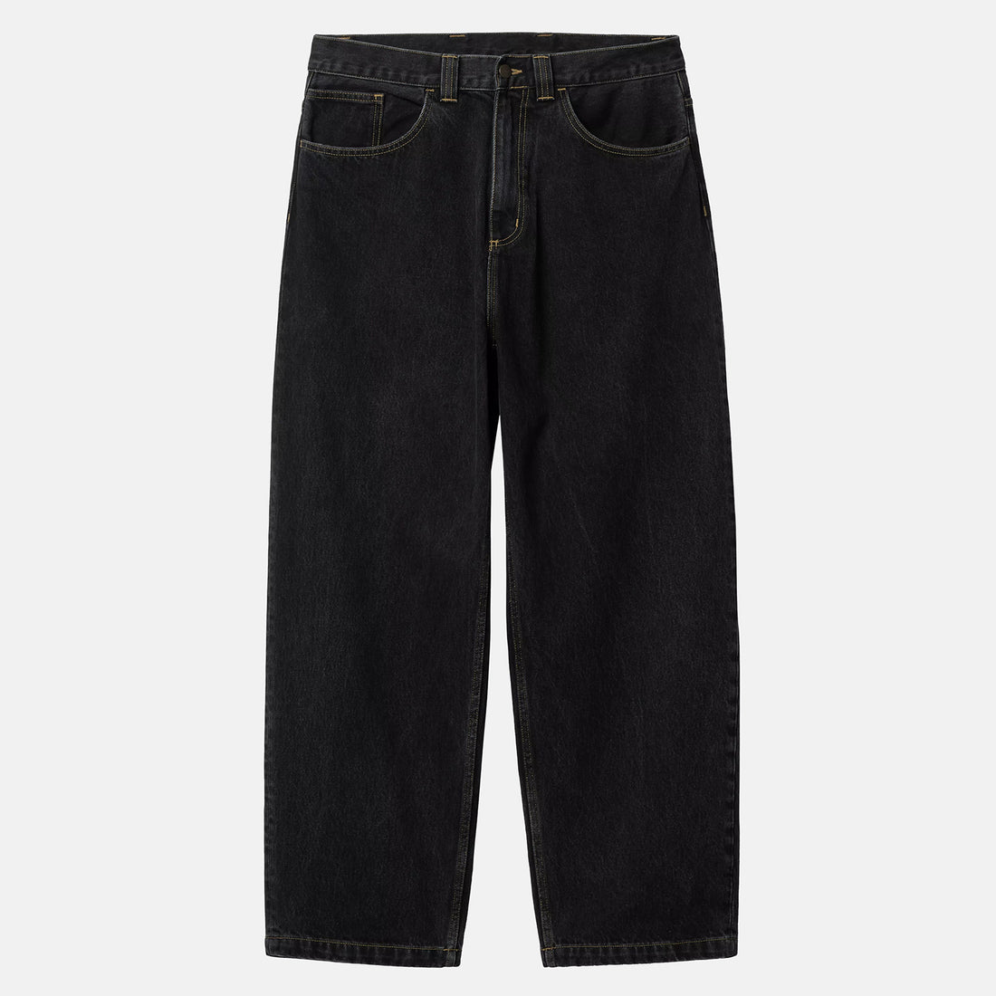 Carhartt WIP Brandon Baggy Pant - Black Stone Washed Schwarz Bild 2