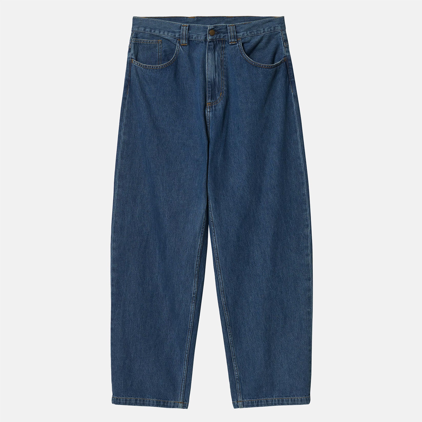 Carhartt WIP Brandon Baggy Pant - Blue Stone Washed Blau Bild 2