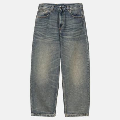 Carhartt WIP Brandon Baggy Pant - Blue Worn Used Wash Blau Bild 1
