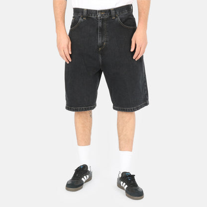 Carhartt WIP Brandon Baggy Short - Black Stone Washed Schwarz Bild 1