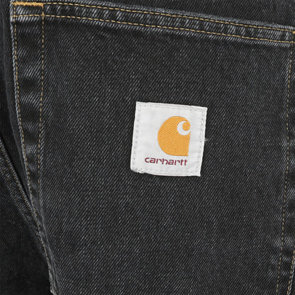 Carhartt WIP Brandon Baggy Short - Black Stone Washed Schwarz Bild 3