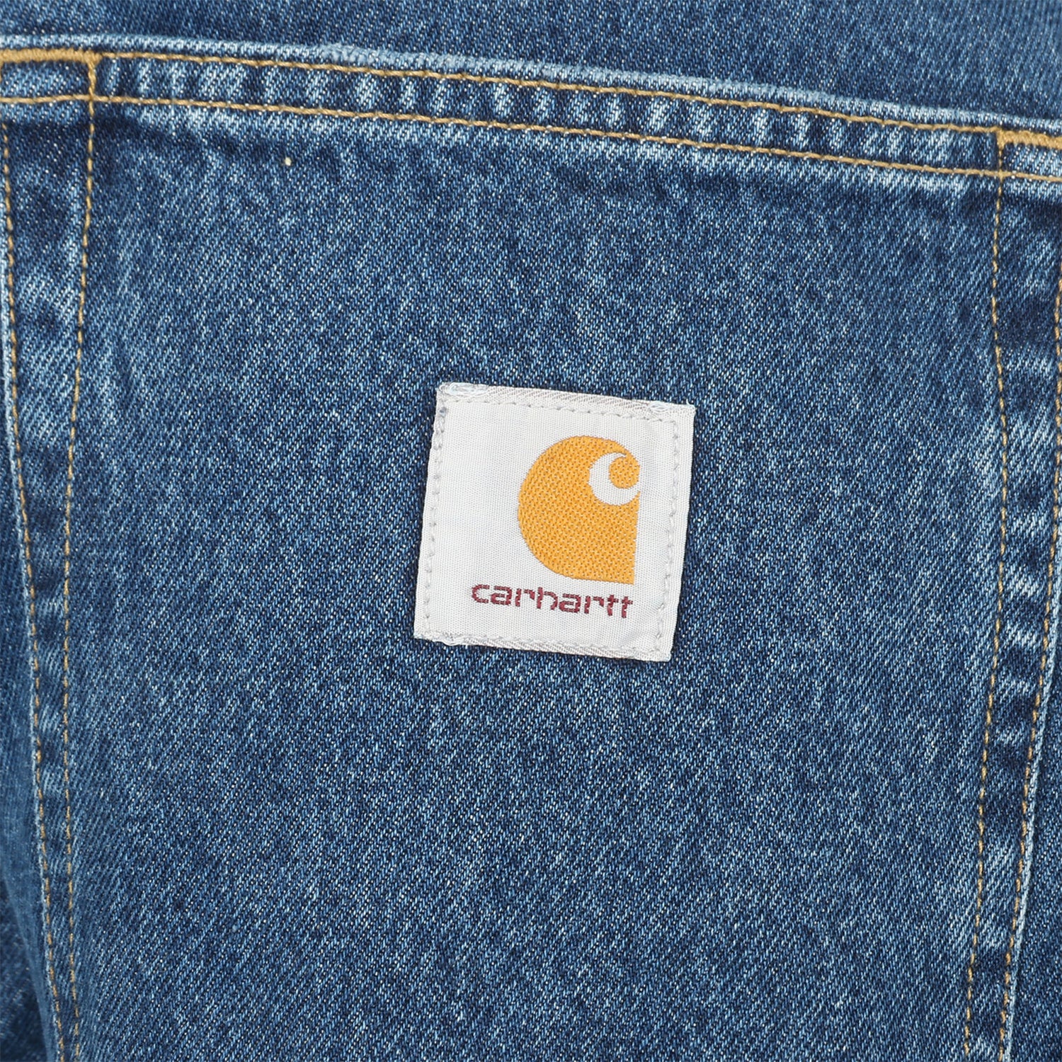 Carhartt WIP Brandon Baggy Short - Blue Stone Washed Blau Bild 3