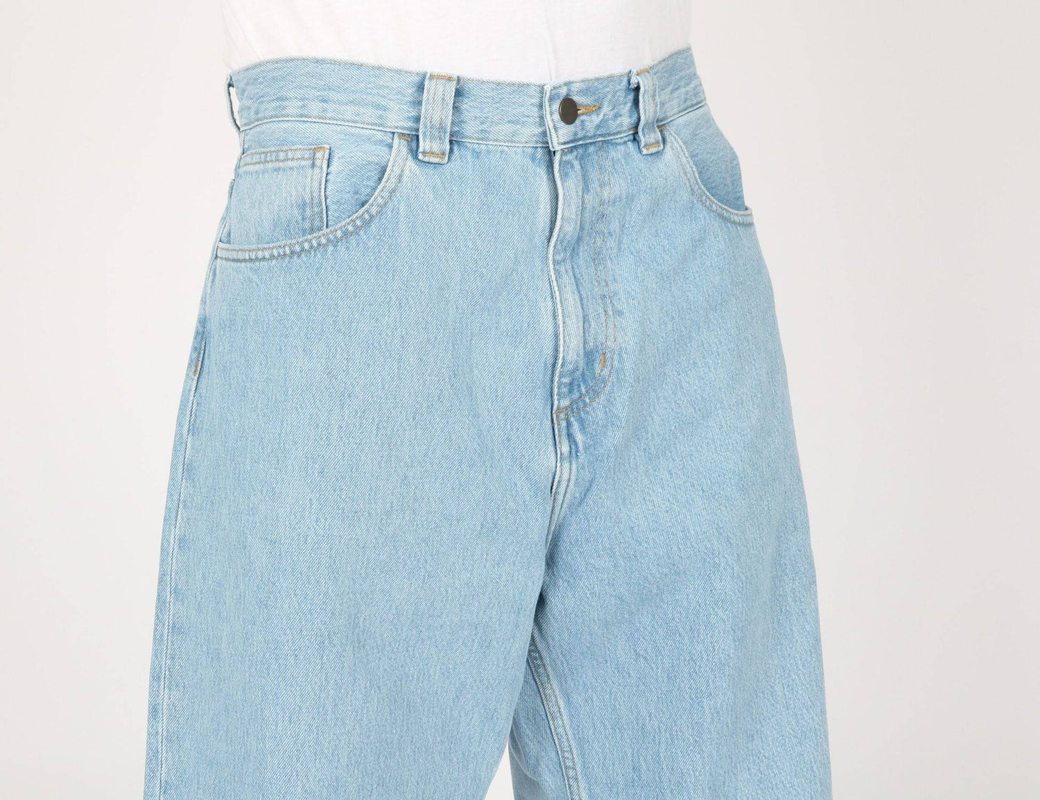 Carhartt WIP Brandon Pant - Blue Heavy Stone Bleached Blau Bild 4
