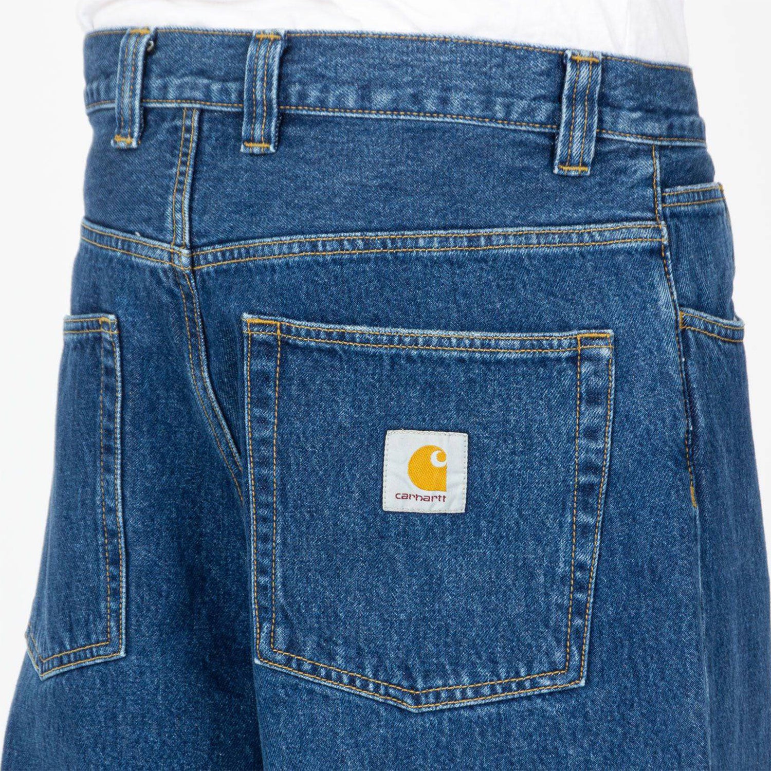Carhartt WIP Brandon Pant - Blue Stone Washed Blau Bild 4